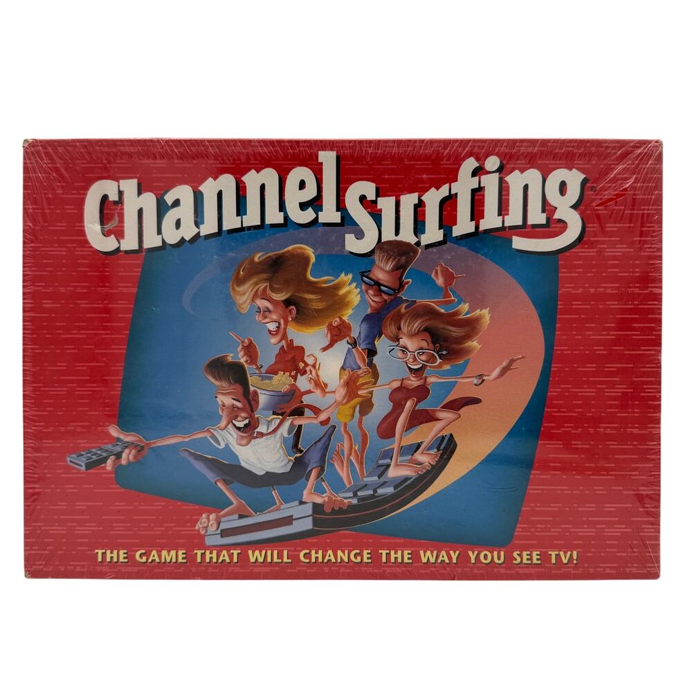 Vintage Board Game Channel Surfing 1994  Sealed Milton Bradley